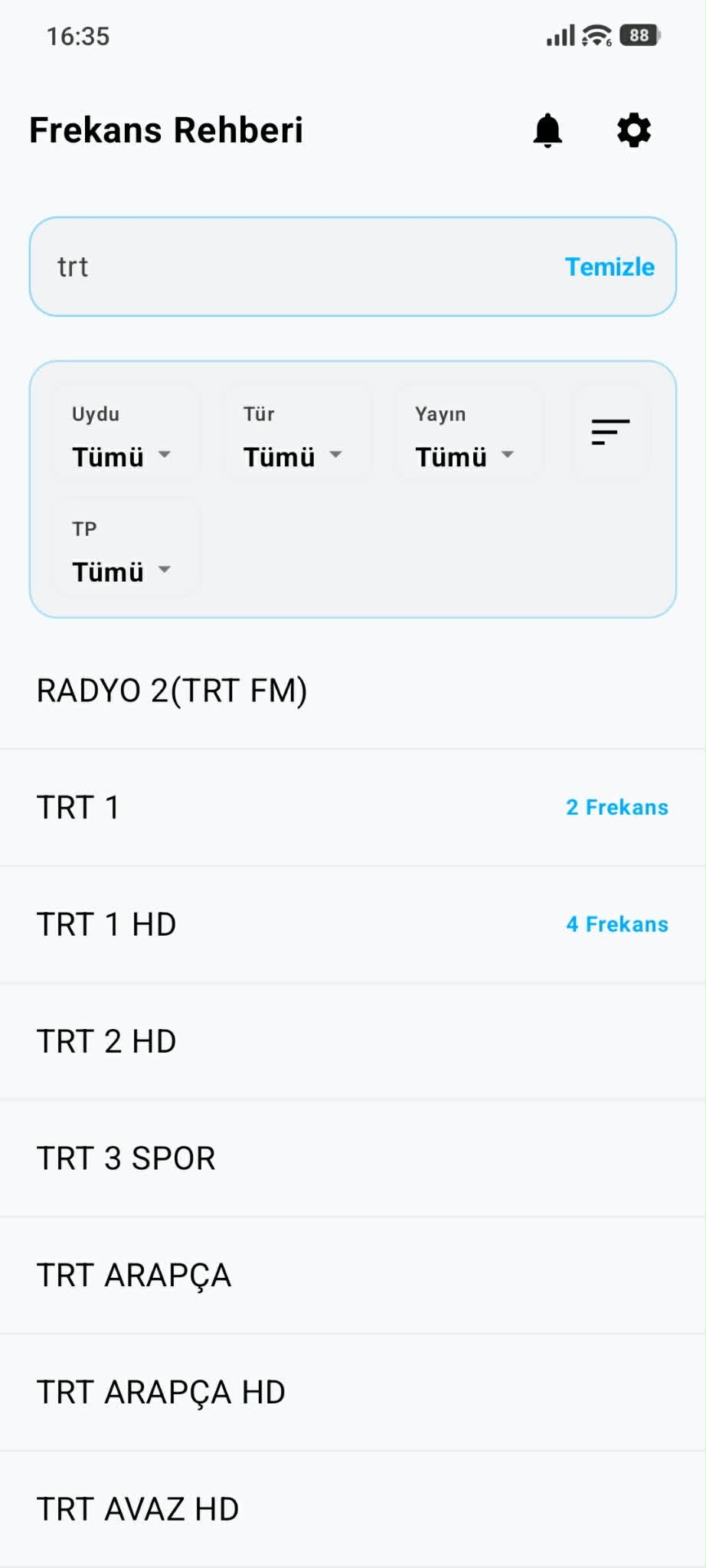 Frekans Rehberi ekran görüntüsü 8